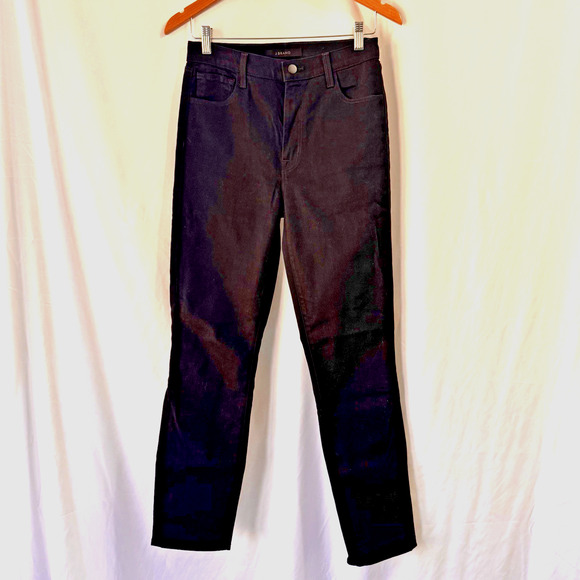 J Brand Denim - J Brand Size 26 Women's Black Teagan Straight High Rise Jeans Classic Rock